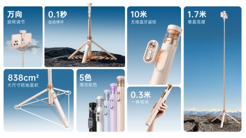 地开”自拍杆新纪元！ 重新定义影像自由爱